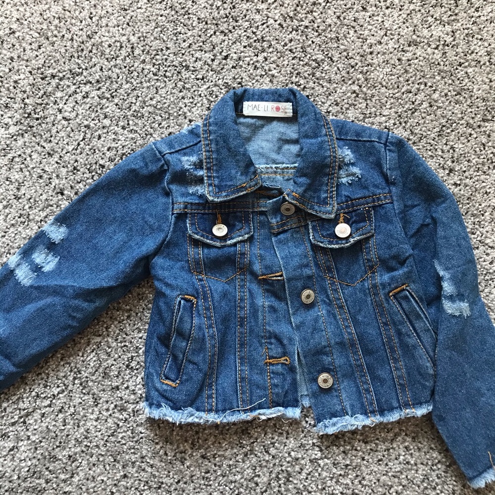 2T Distressed Jean jacket.